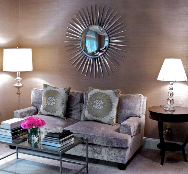 How To Decorate Your Living Room With A Convex Mirror Room Decor Ideas