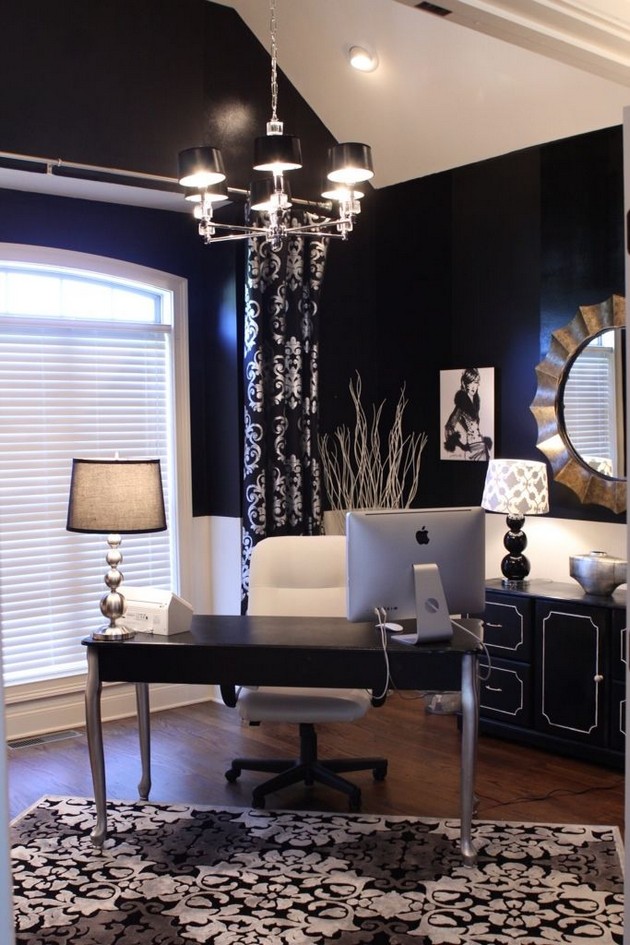 The Best Furniture for a Luxury Black Home Office Room Decor Ideas