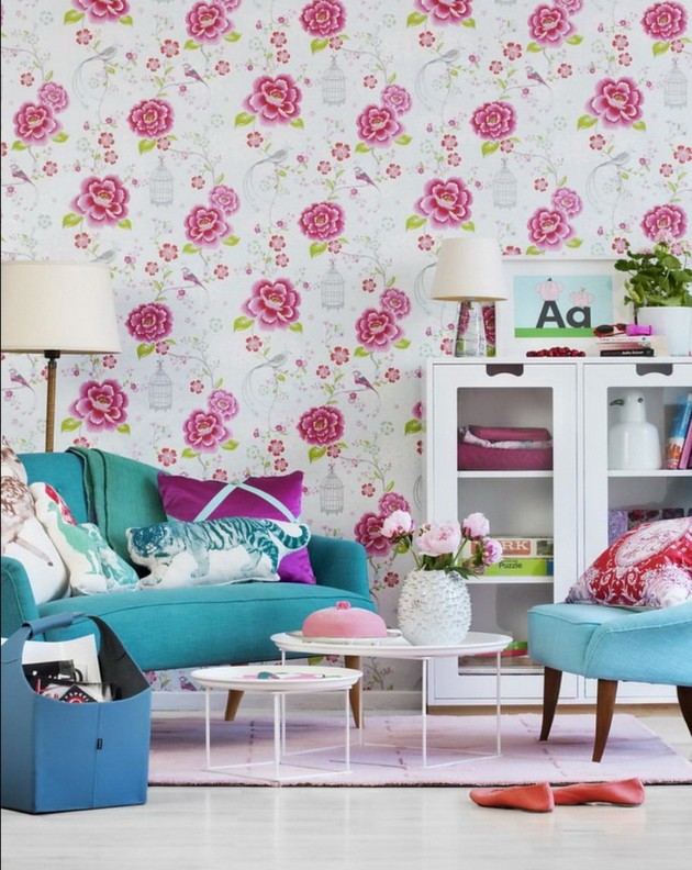 35 Beautiful Wallpaper for Living Room – Room Decor Ideas