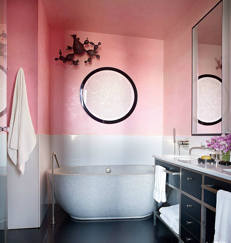 Interior Design Minimal Pink Trend