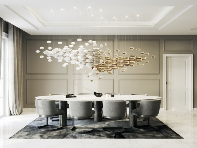 Euroluce 2019 - San Soucci's Amazing Dining Room Lighting